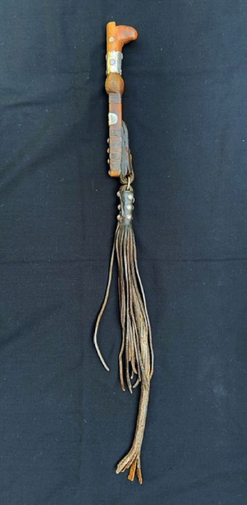 Antique Horsewhip, Turkmen Tribes, Turkmenistan, Central Asia