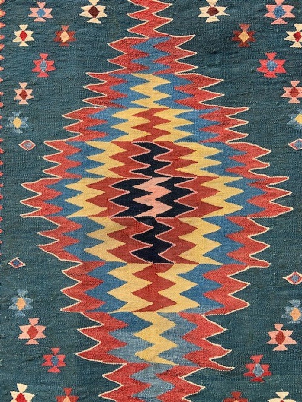 Shahsevan Flag Antique Dining Sofreh, Shahsevan Tribes Of Varamin, North-west Persia ...