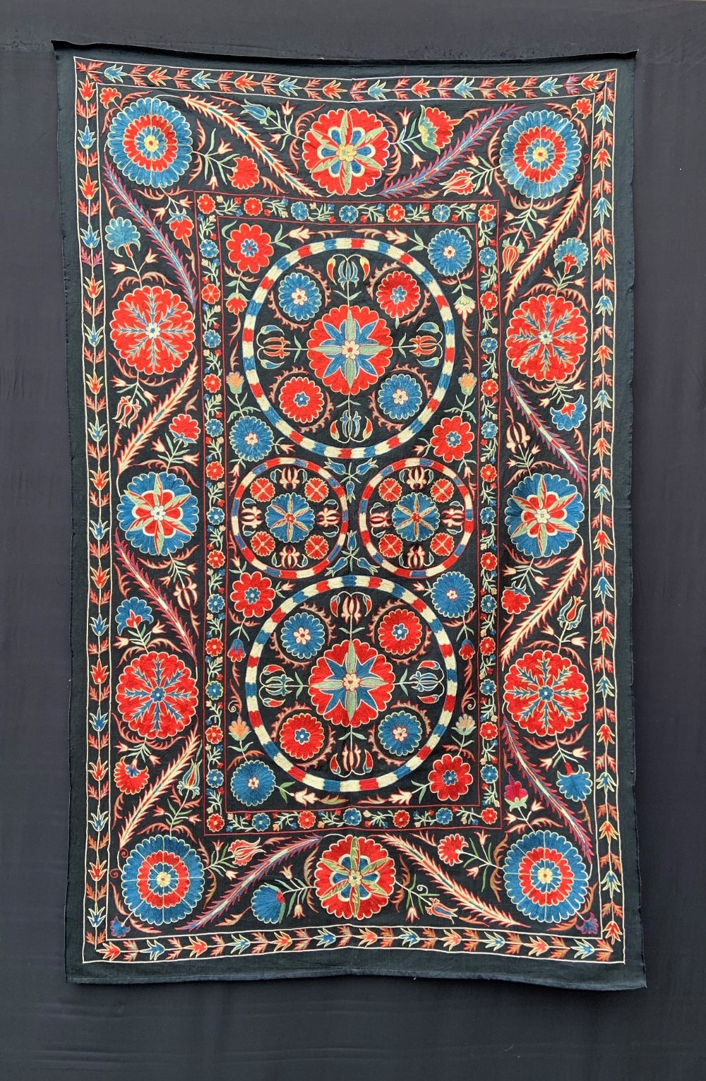 old suzani nurata uzbekistan