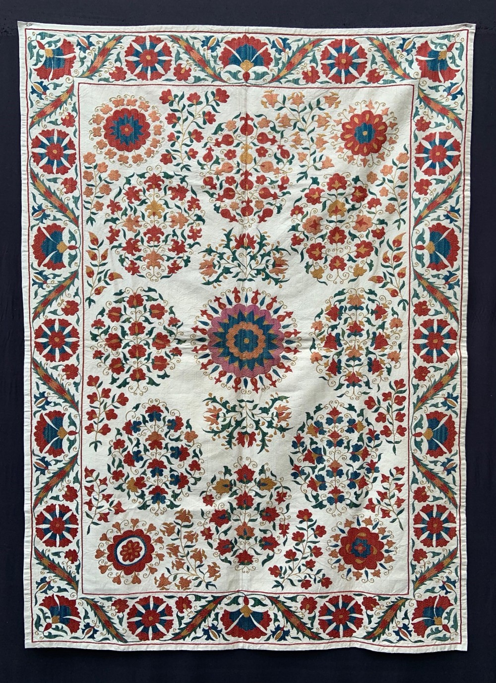 old suzani nurata uzbekistan