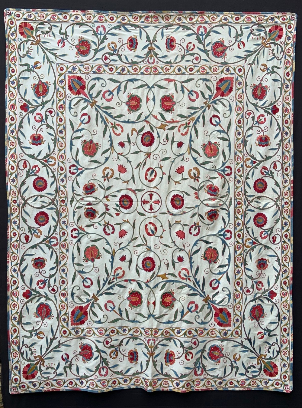 old suzani nurata uzbekistan