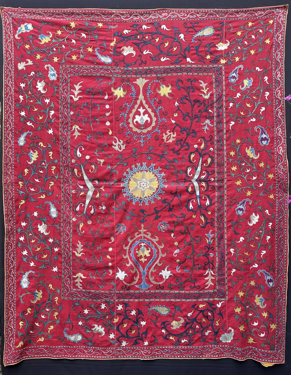 antique uzbek suzani uzbekistan