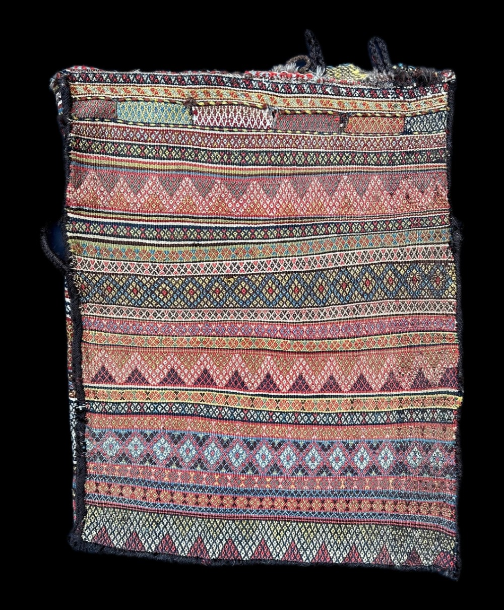 antique storagebag qashqa'i nomads fars province southwest persia