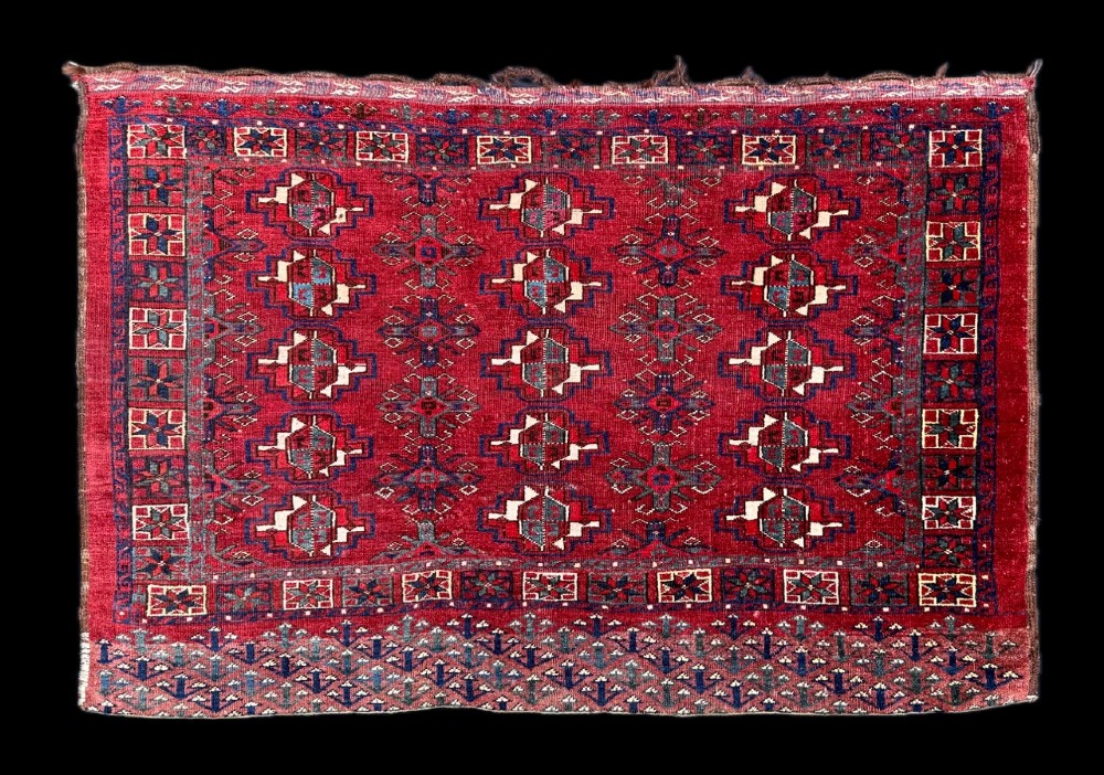 antique turkmen chuval ersary tribes middle amu darya region turkmenistan central asia