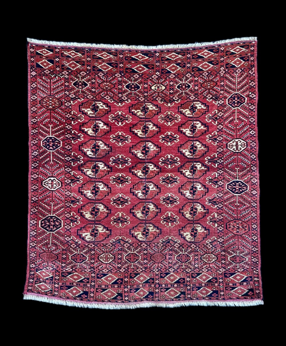 antique turkmen wedding rug teke tribes merv oasis turkmenistan central asia