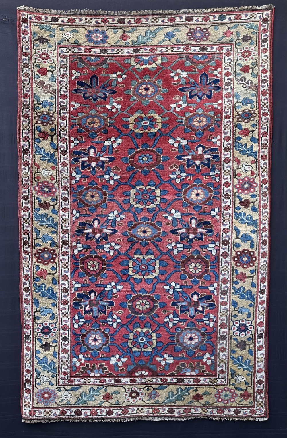 antique kurdish rug environs of bijar persian kurdistan