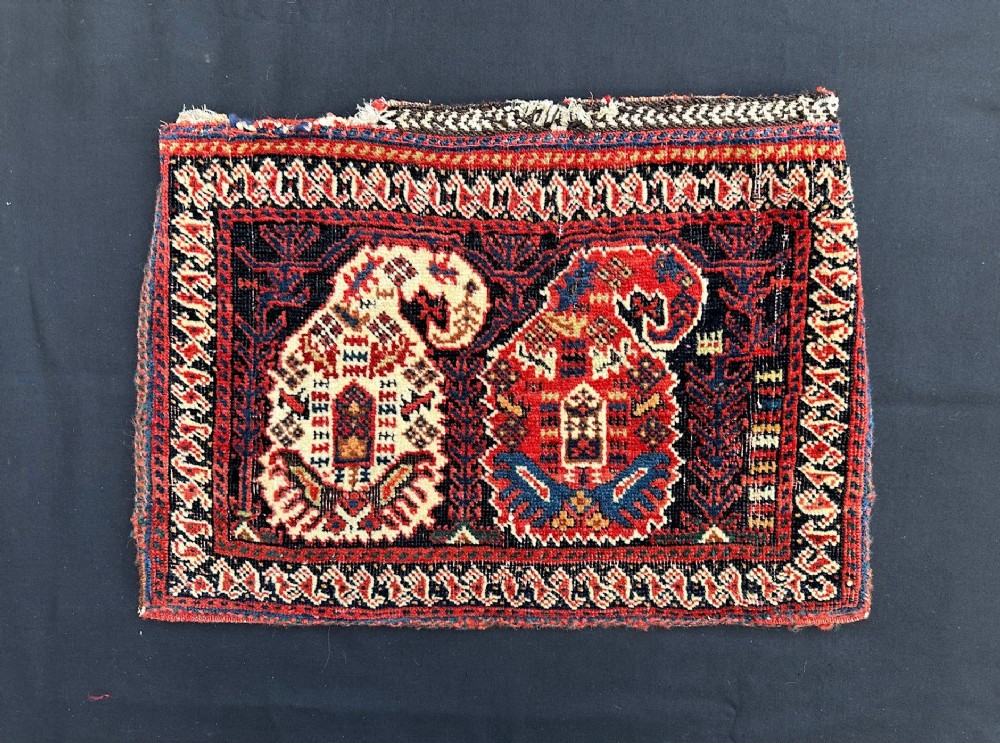antique vanitybag afshar nomads kerman province south persia
