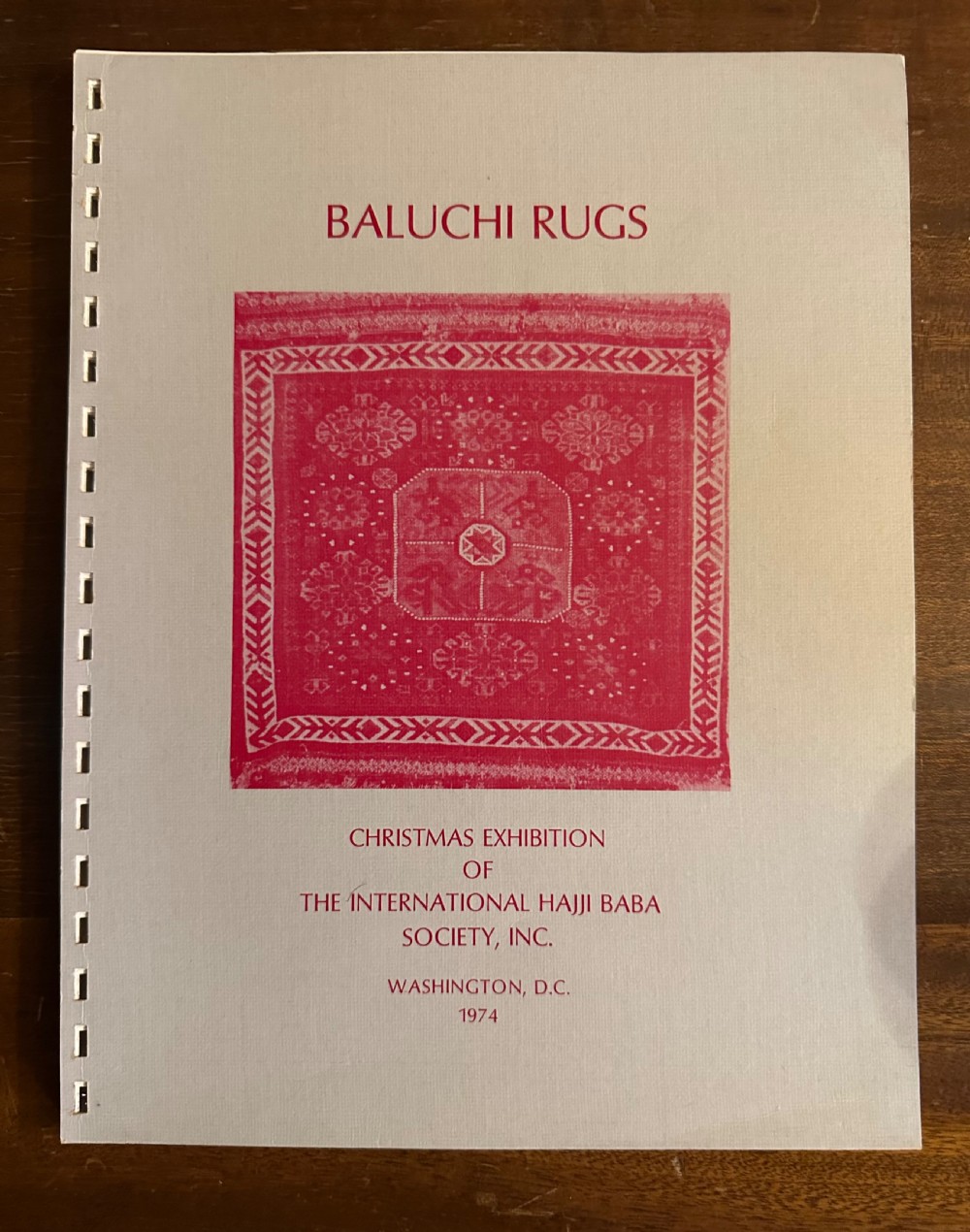 baluchi rugs christmas exhibition of the international haji baba society 1974