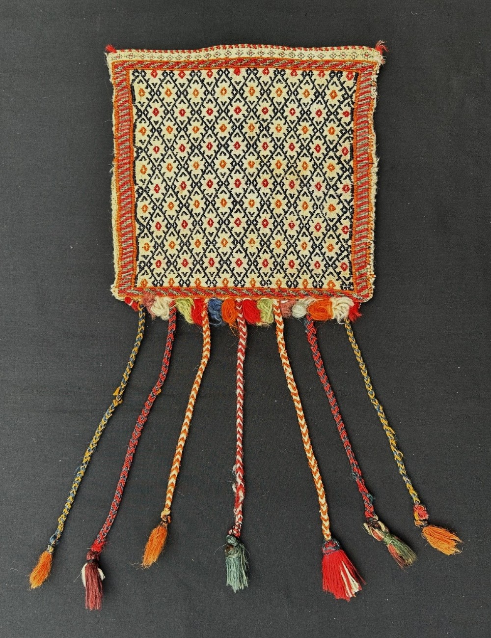 antique vanitybag qashqa'i confederacy darrehshuri tayefeh fars province southwest persia