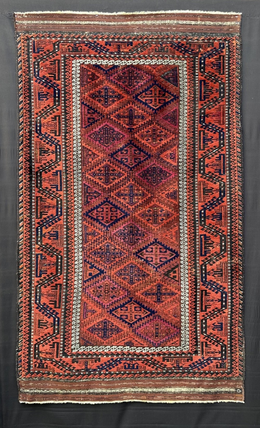 antique baluch tribal rug khorassan province northeast persia