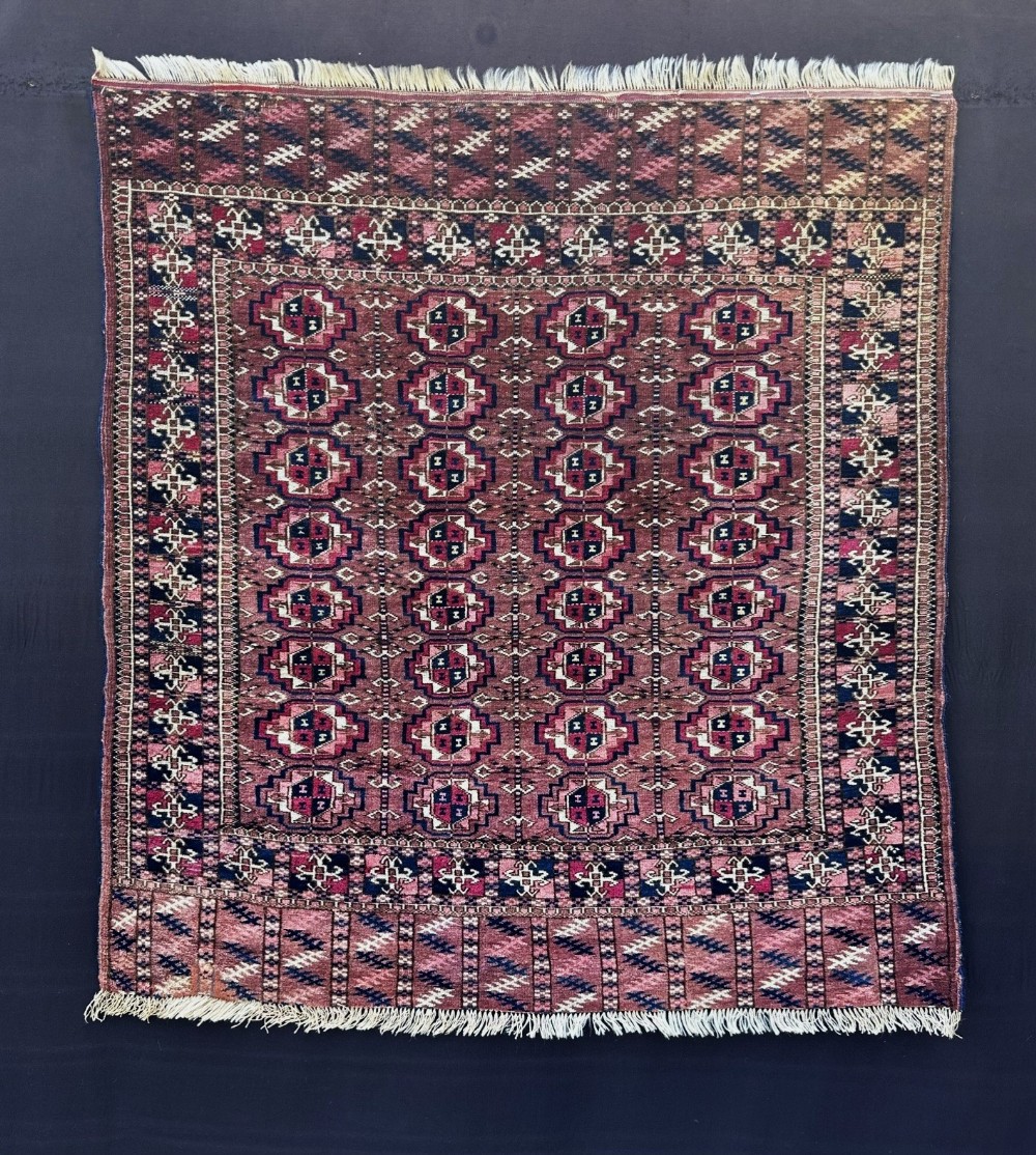 antique turkmen wedding rug teke tribes turkmenistan central asia