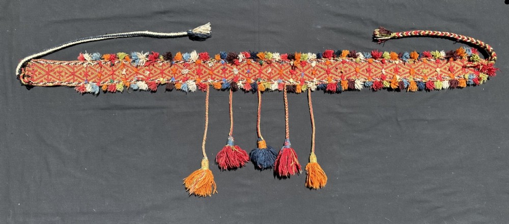 antique qashqa'i animal trapping darrehshuri tayefeh fars province southwest persia