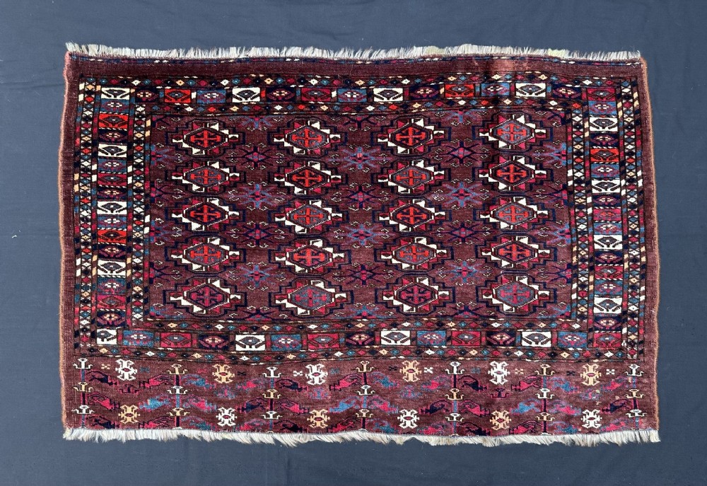 antique turkmen chuval igdyr tribe aralocaspian steppes turkmenistan central asia