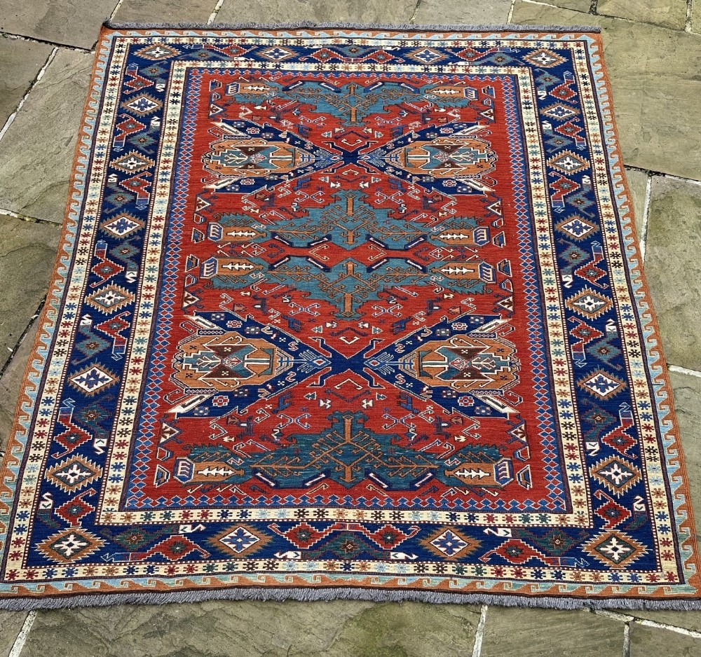 antique soumak rug daghestan eastern caucasus